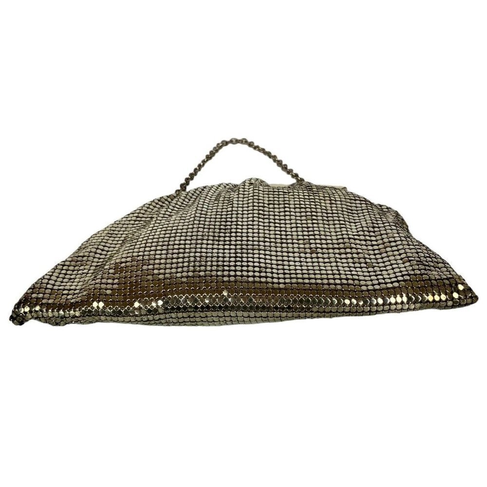 Whiting And Davis Mesh Evening Bag With Mirror Sh… - image 3